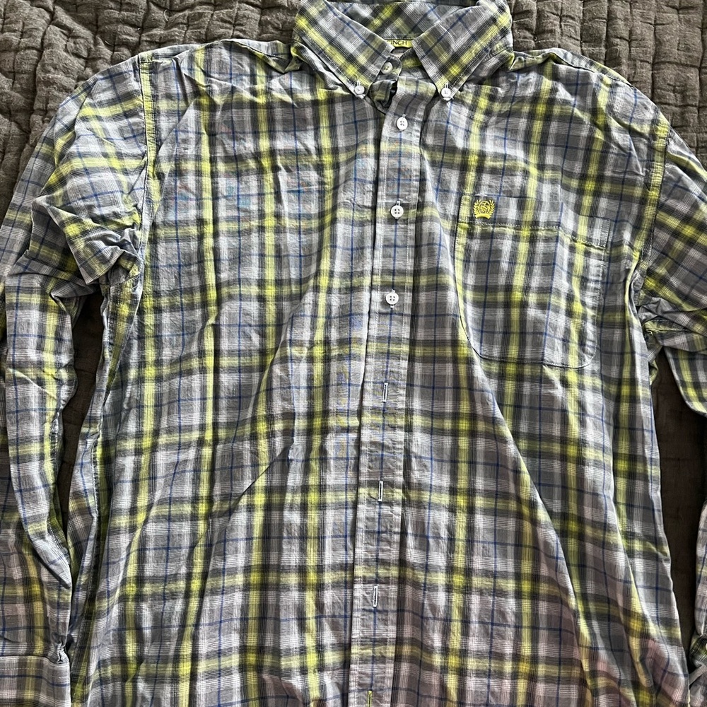 Men’s cinch button up shirt